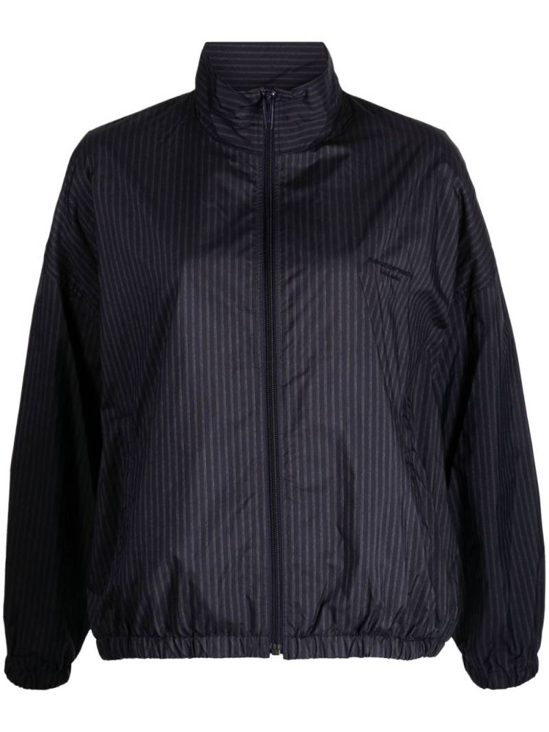 Alexander Wang Coaches pinstripe track jacket - Blue von Alexander Wang