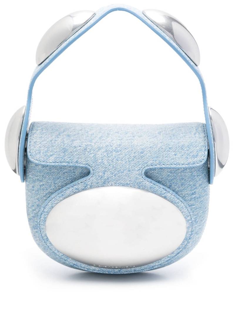 Alexander Wang Dome leather mini bag - Blue von Alexander Wang