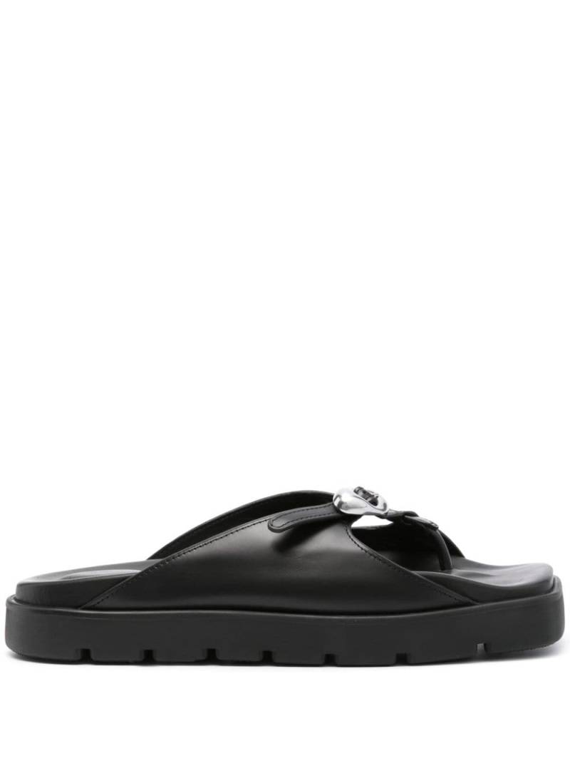 Alexander Wang Dome logo-buckle sandals - Black von Alexander Wang