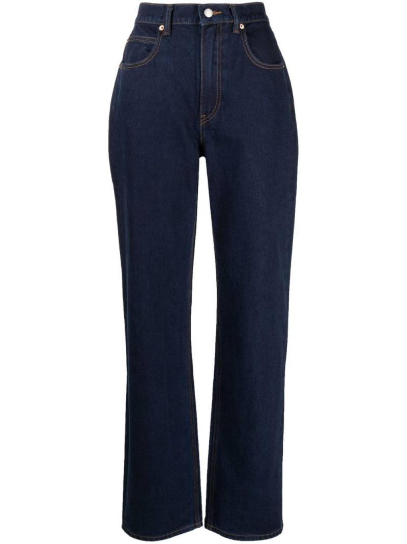 Alexander Wang Ez mid-rise straight-leg jeans - Blue von Alexander Wang