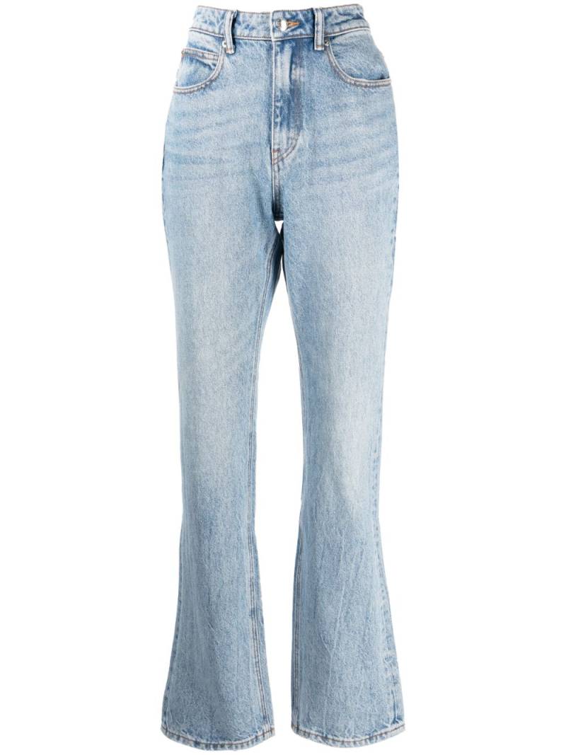 Alexander Wang Fly high-rise slim-fit jeans - Blue von Alexander Wang