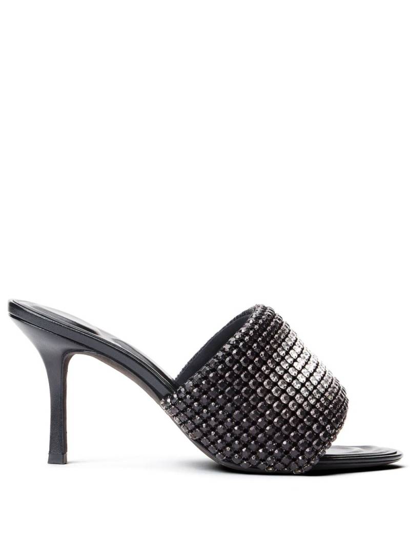 Alexander Wang Heiress 85mm crystal mules - Black von Alexander Wang