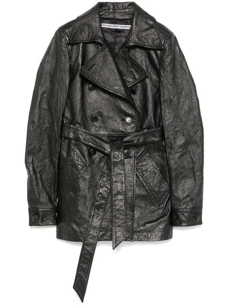 Alexander Wang Memory trench coat - Black von Alexander Wang