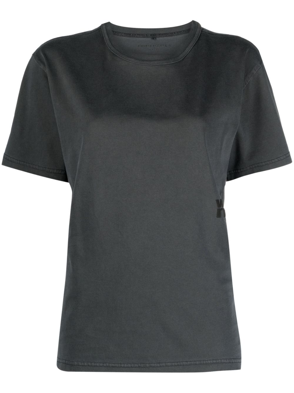 Alexander Wang Puff logo-embossed cotton T-shirt - Grey von Alexander Wang