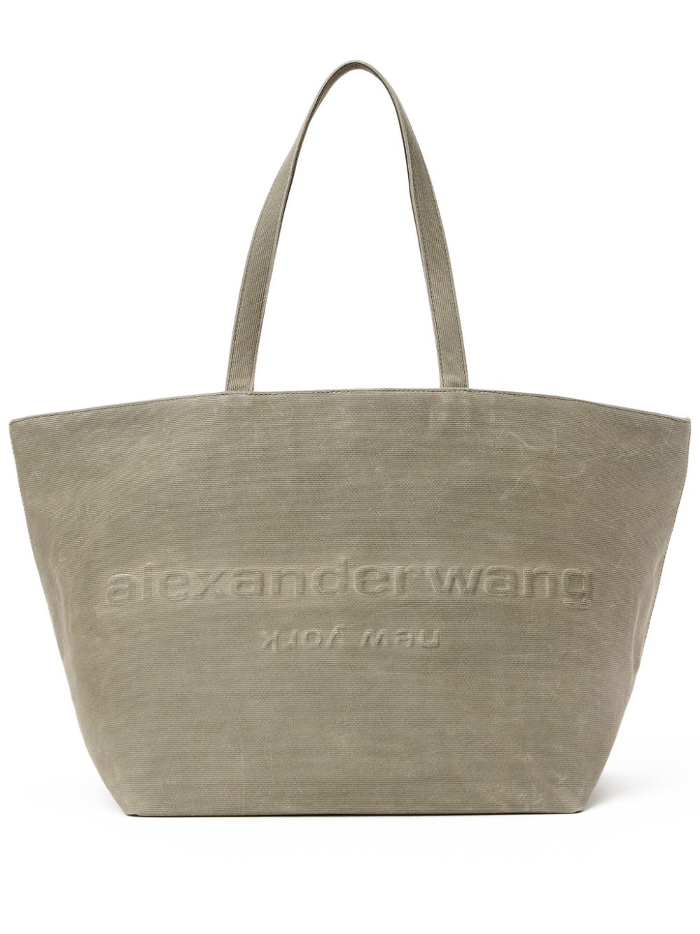 Alexander Wang Punch cotton tote bag - Neutrals von Alexander Wang