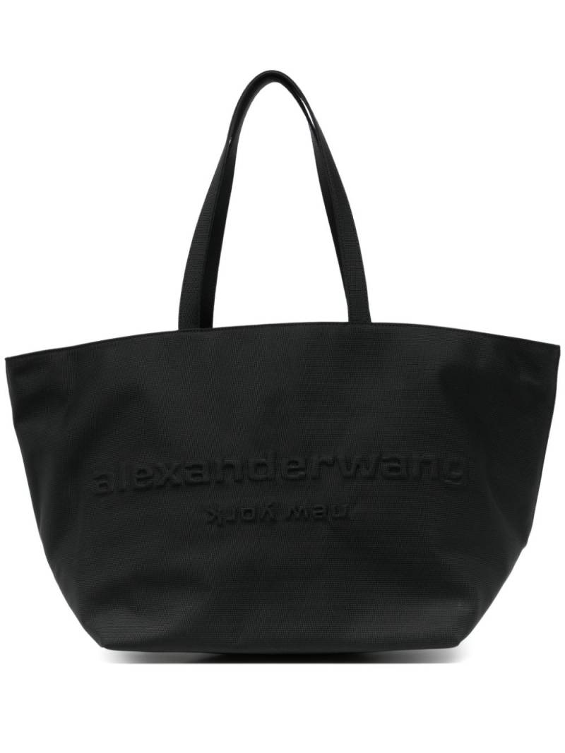 Alexander Wang Punch logo-embossed tote bag - Black von Alexander Wang