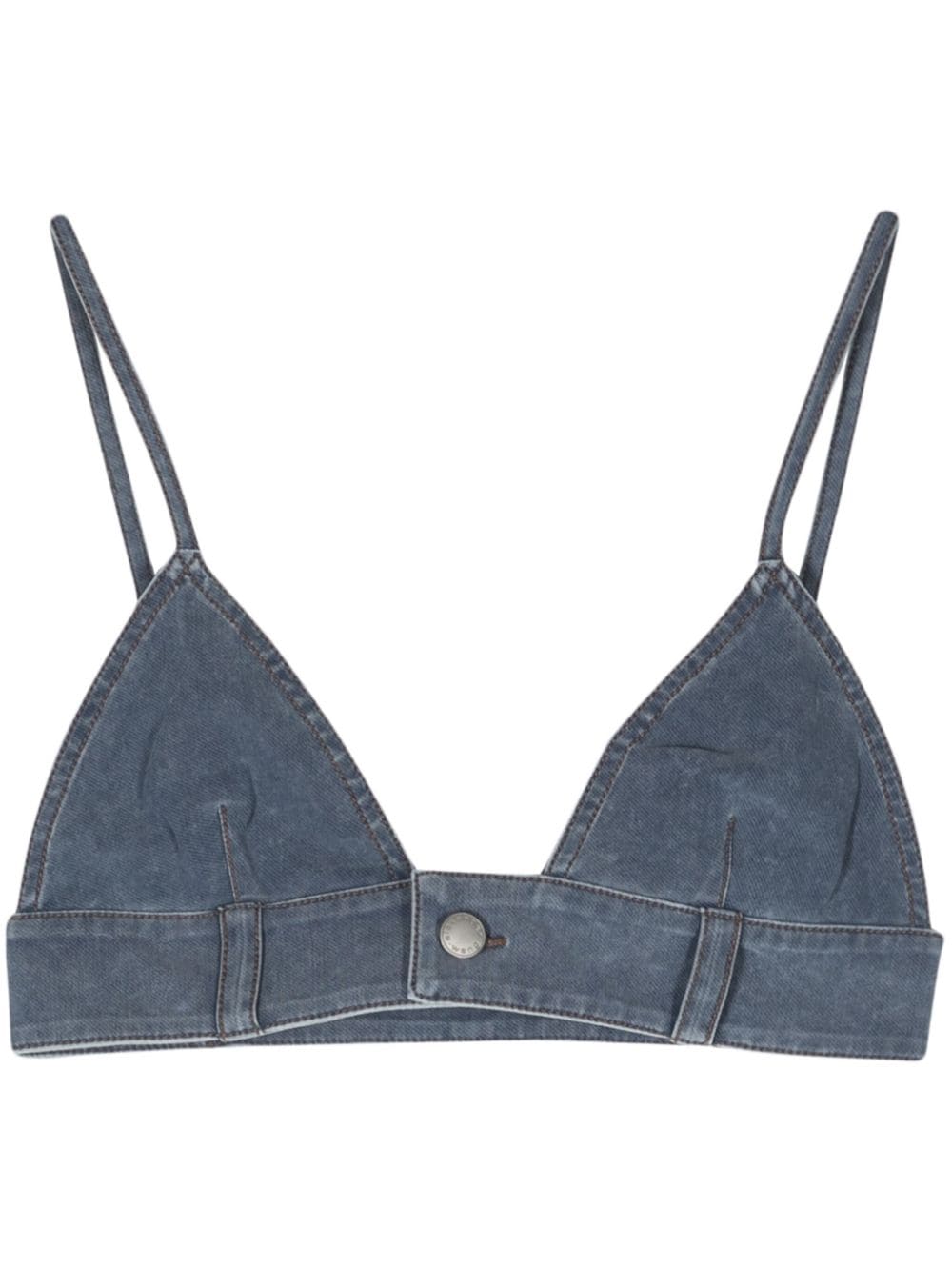 Alexander Wang Trompe-l'oeil denim bralette - Blue von Alexander Wang