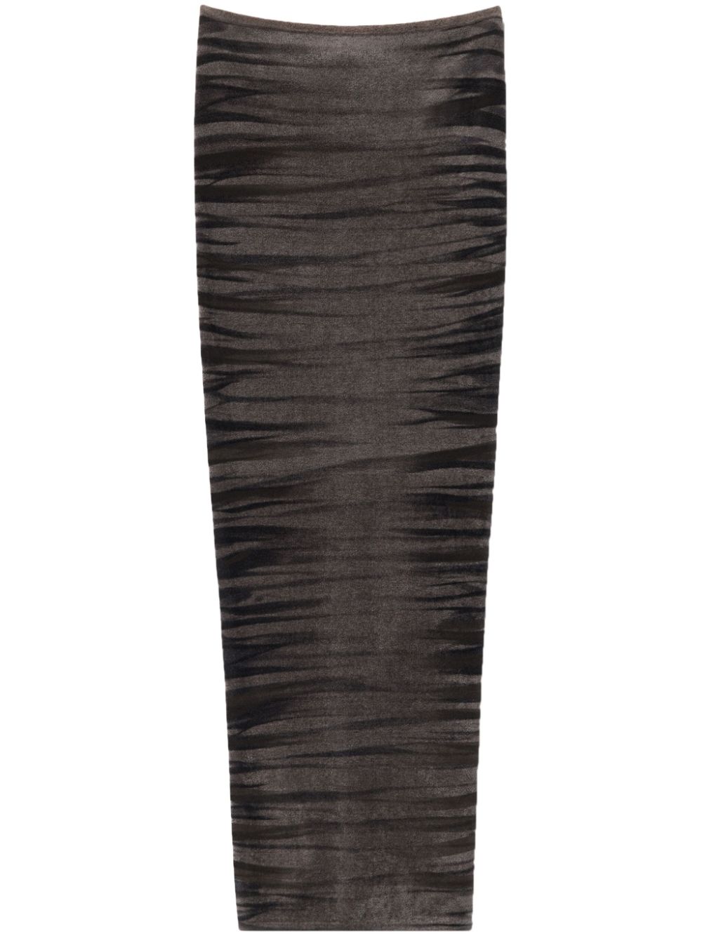 Alexander Wang animal-print maxi skirt - Black von Alexander Wang