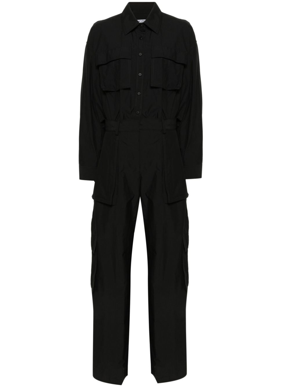 Alexander Wang button-up ripstop cargo jumpsuit - Black von Alexander Wang