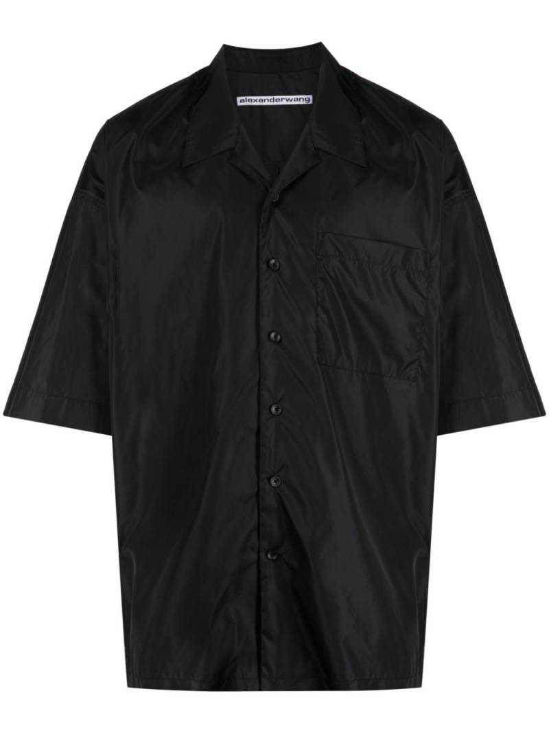 Alexander Wang camp-collar button-up shirt - Black von Alexander Wang