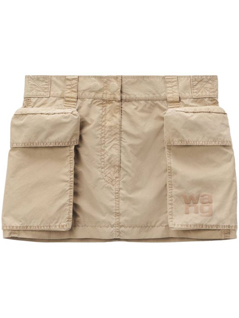 Alexander Wang cargo mini skirt - Neutrals von Alexander Wang