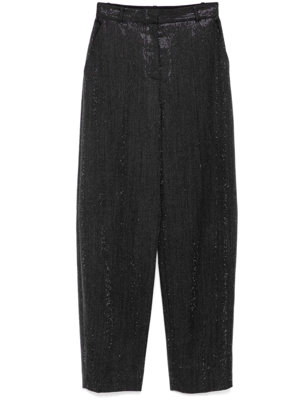 Alexander Wang clear bead hotfix trousers - Grey von Alexander Wang