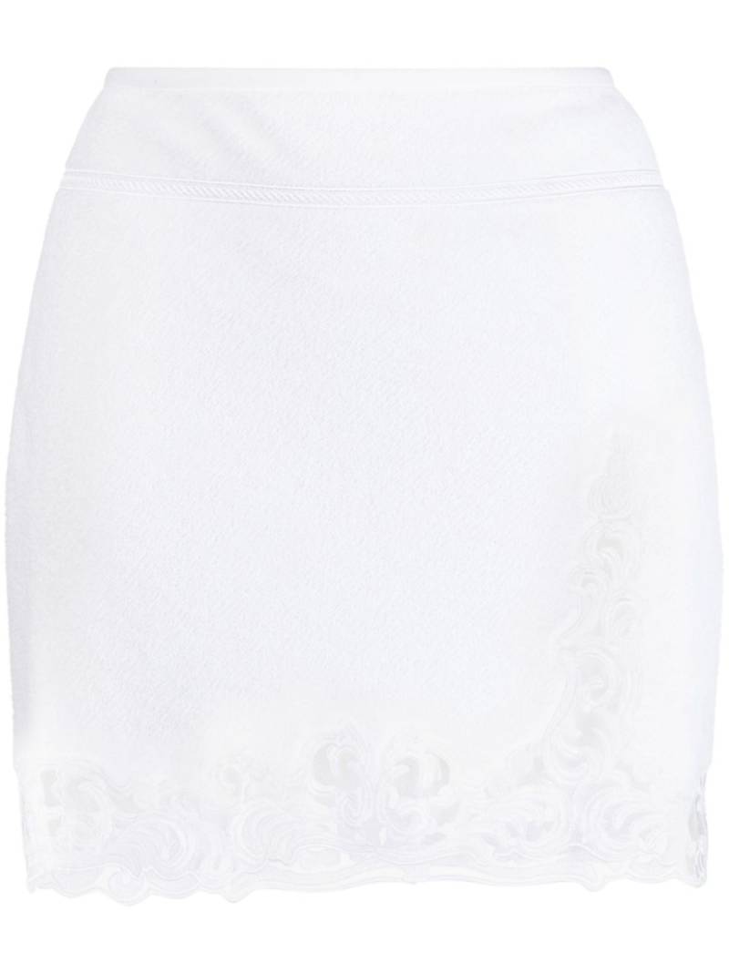 Alexander Wang corded-lace high-waist skirt - White von Alexander Wang