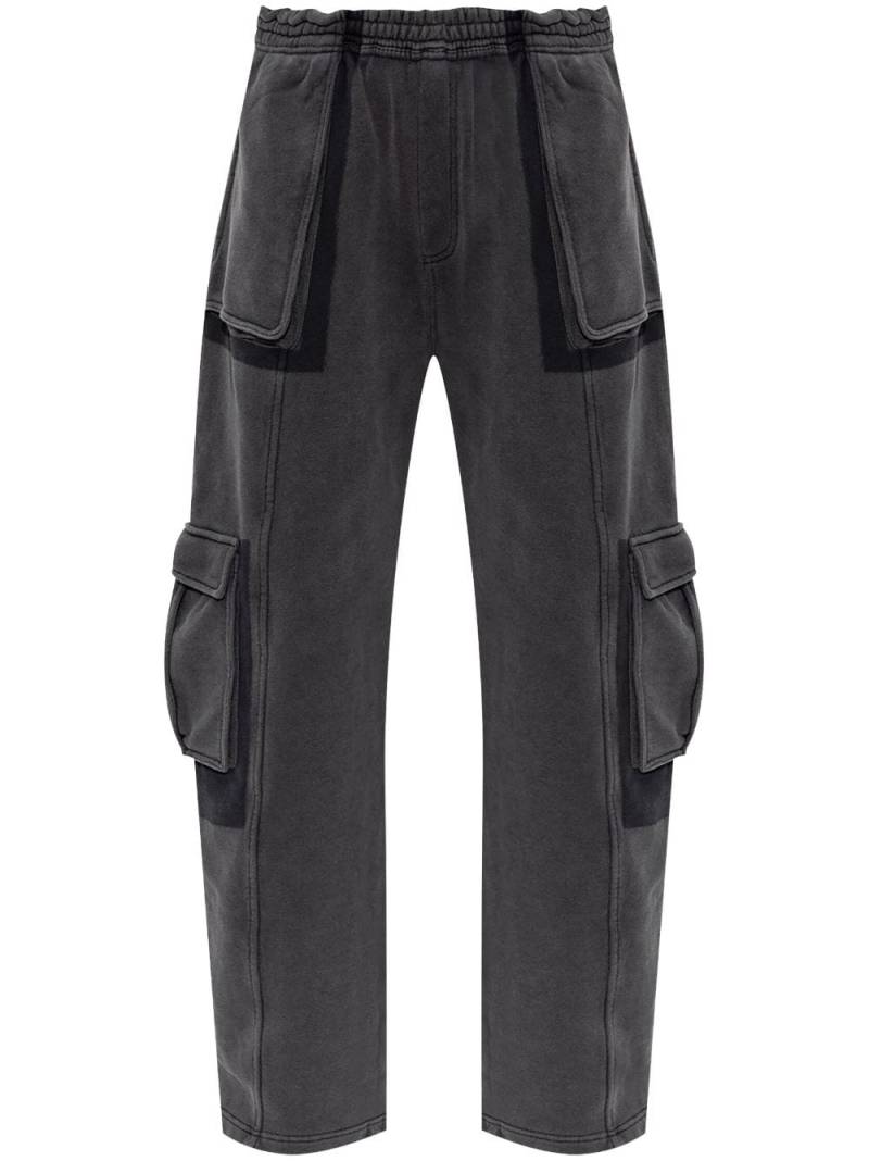 Alexander Wang cotton cargo track pants - Black von Alexander Wang