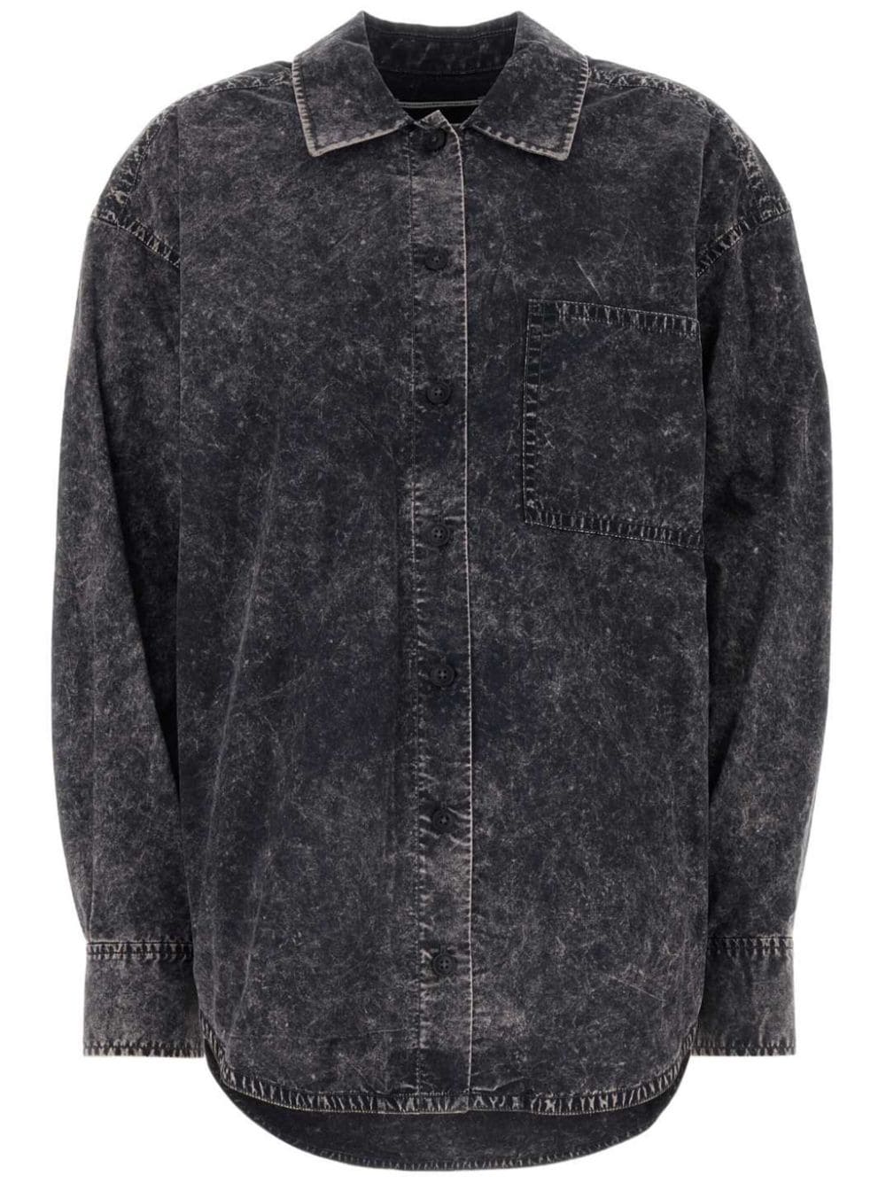 Alexander Wang cotton oversize shirt - Grey von Alexander Wang