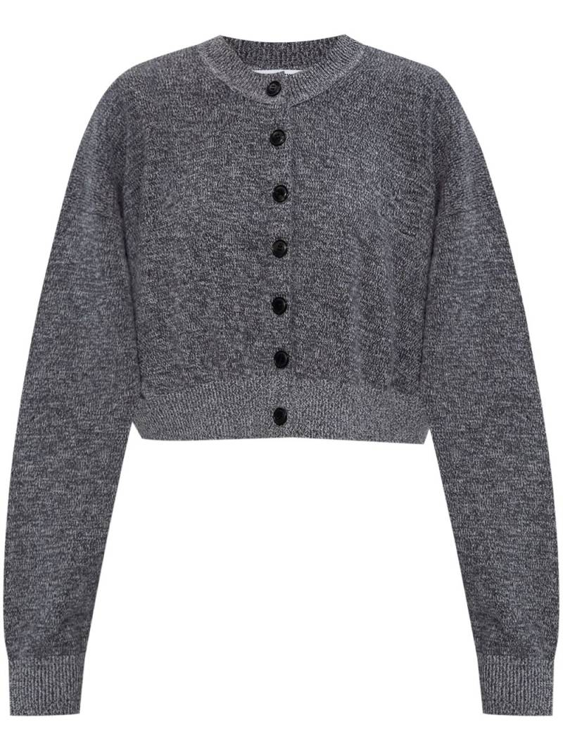 Alexander Wang cropped cardigan - Grey von Alexander Wang