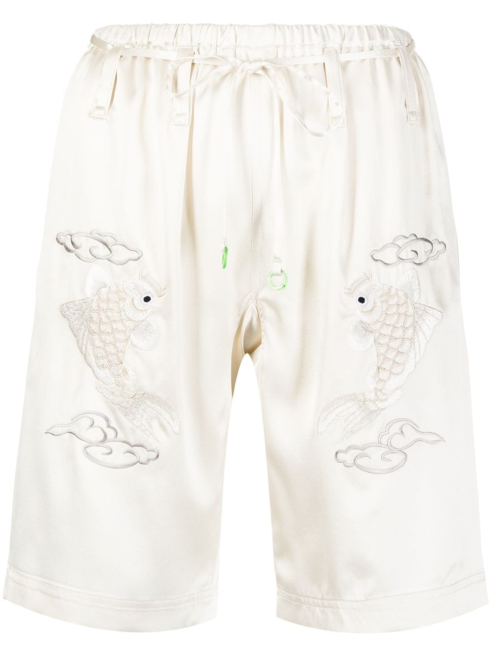 Alexander Wang embroidered-design shorts - Neutrals von Alexander Wang