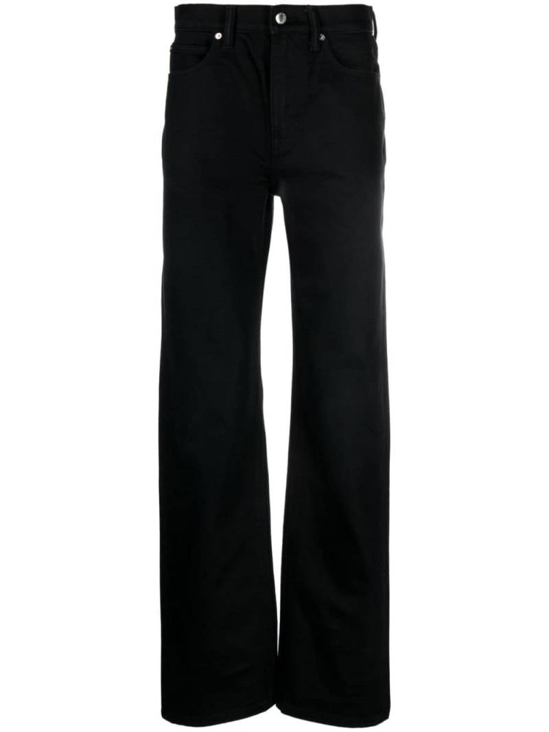 Alexander Wang ez mid-rise straight-leg jeans - Black von Alexander Wang