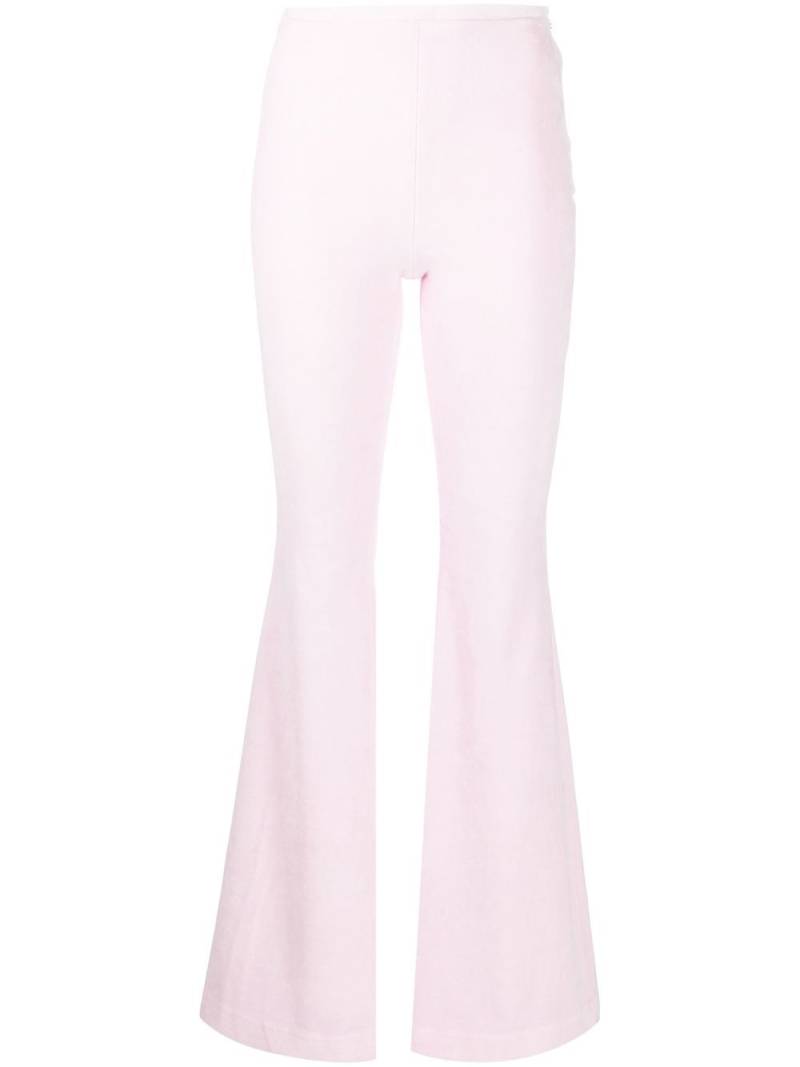 Alexander Wang flared-leg cut trousers - Pink von Alexander Wang