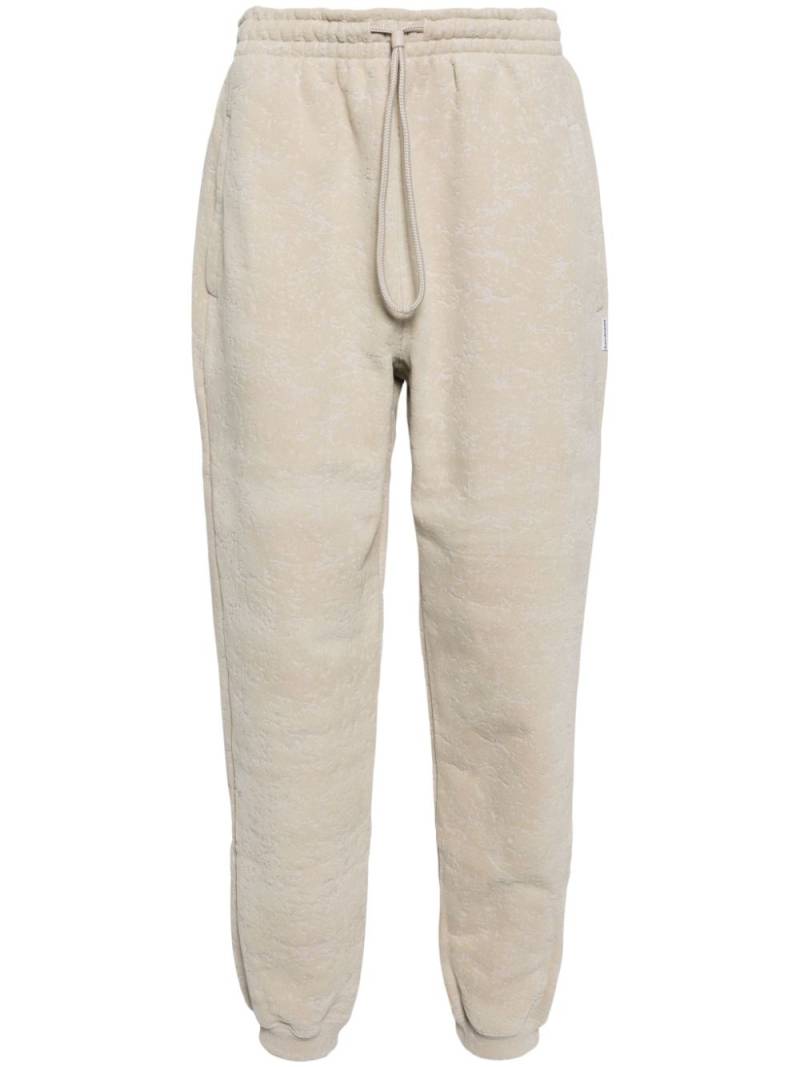 Alexander Wang flocked cotton track pants - Neutrals von Alexander Wang