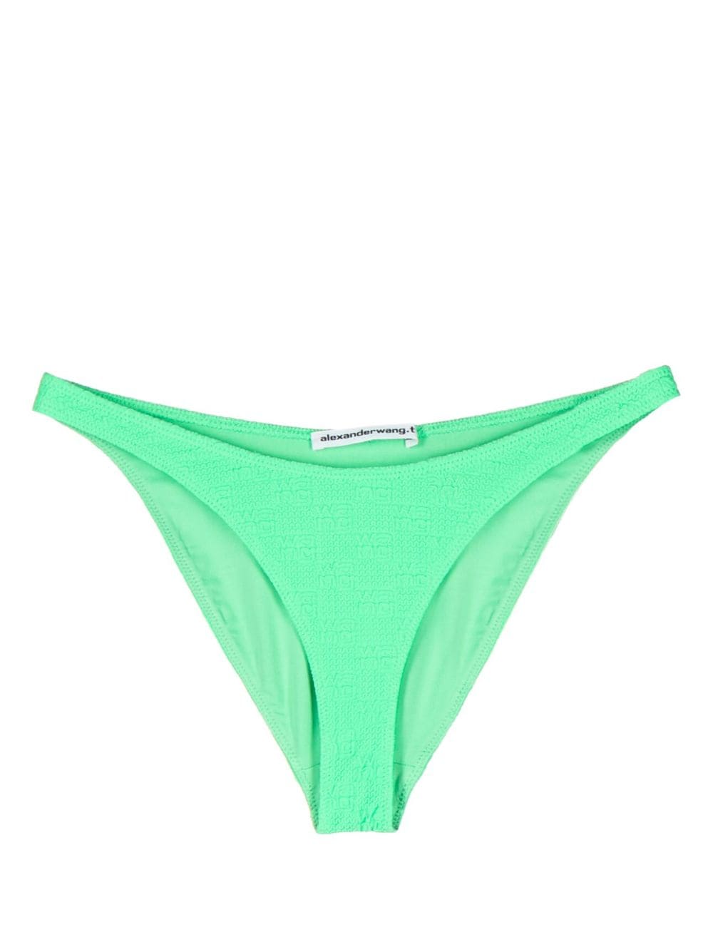 Alexander Wang high-cut bikini bottoms - Green von Alexander Wang