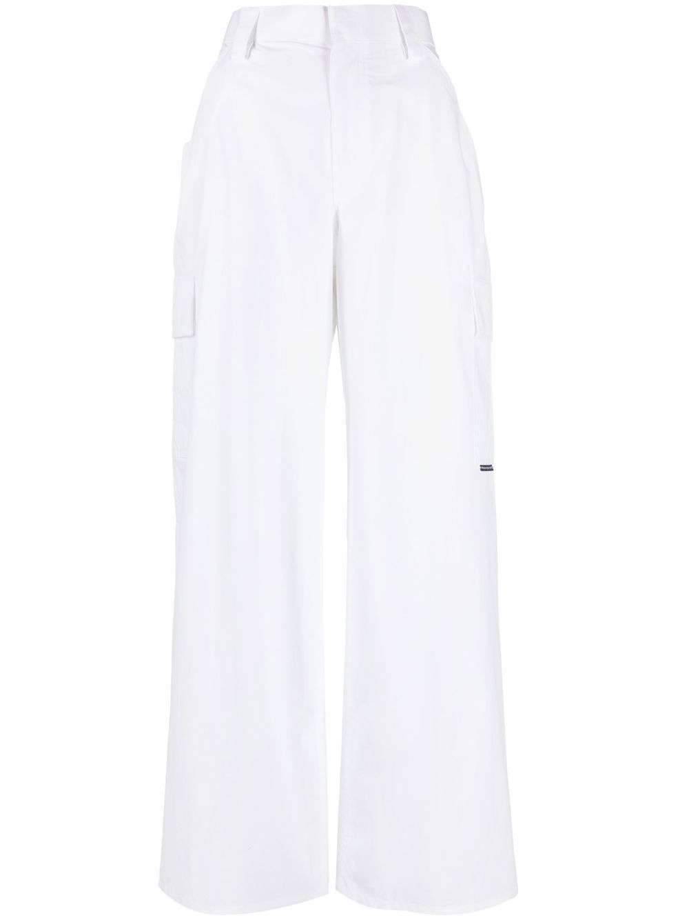 Alexander Wang high-waisted cotton cargo pants - White von Alexander Wang