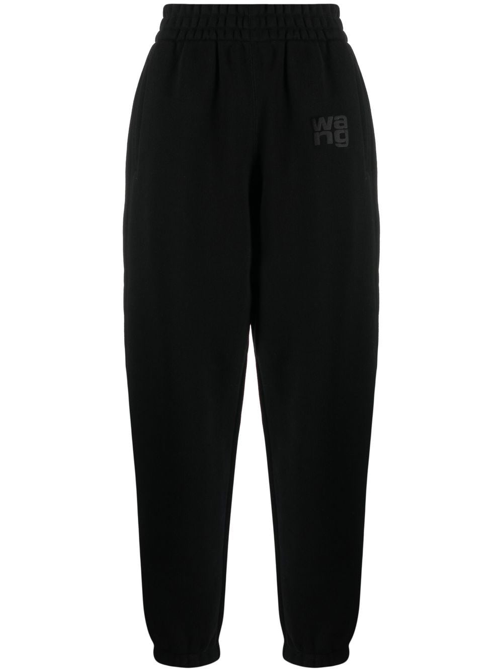 Alexander Wang logo-print tapered track pants - Black von Alexander Wang