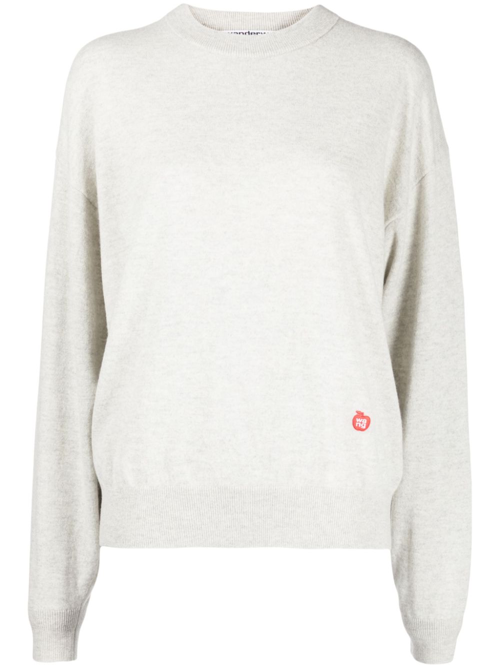 Alexander Wang long-sleeve wool jumper - Grey von Alexander Wang