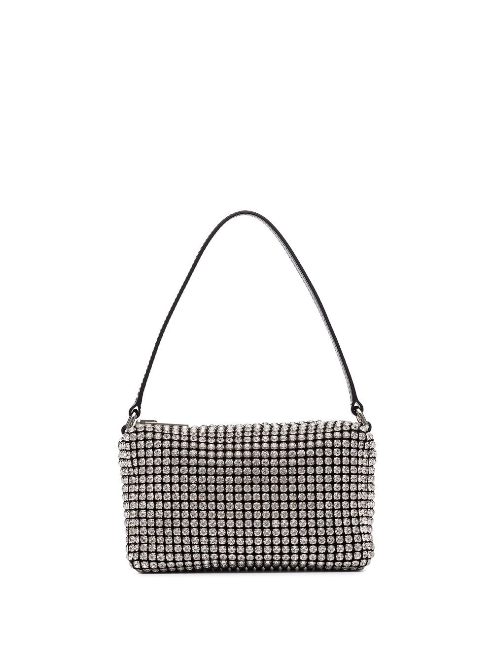 Alexander Wang medium Wangloc rhinestone-embellished clutch bag - Metallic von Alexander Wang