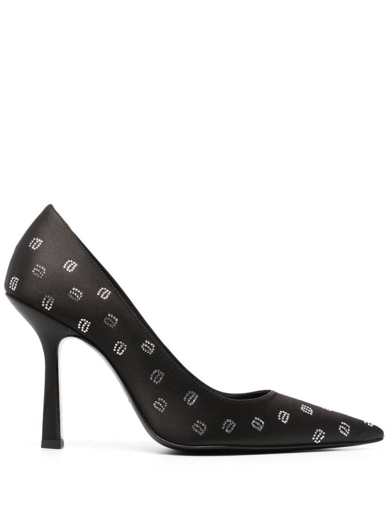 Alexander Wang monogram-embellished pumps - Black von Alexander Wang