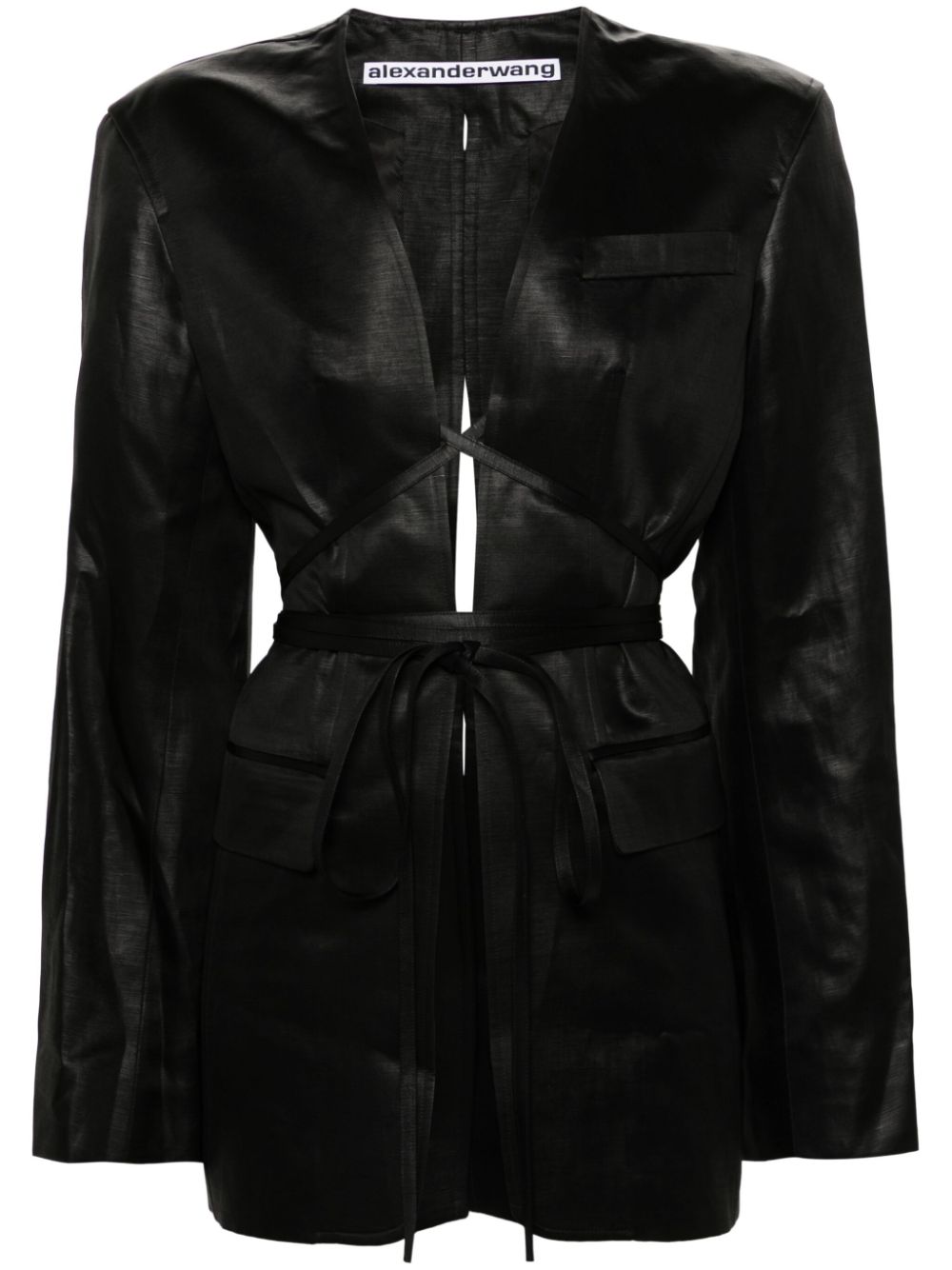 Alexander Wang open front jacket - Black von Alexander Wang