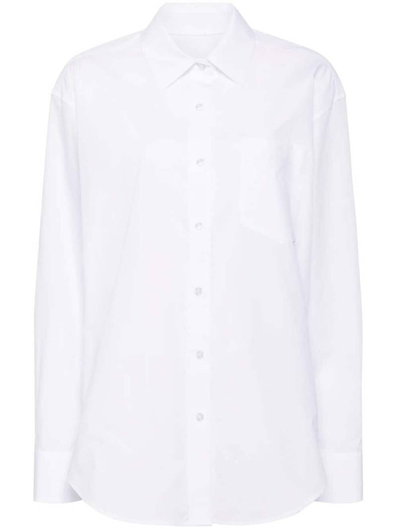 Alexander Wang oversize cotton shirt - White von Alexander Wang