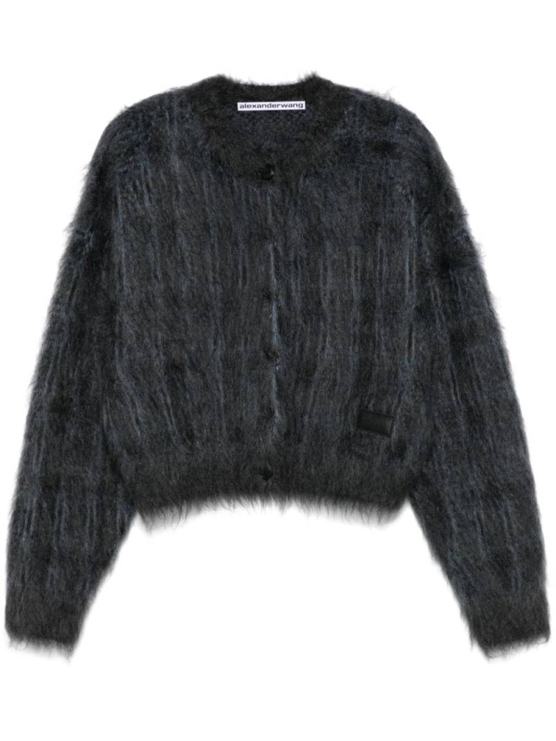 Alexander Wang plaid jacquard sweater - Black von Alexander Wang