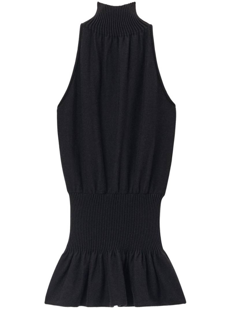 Alexander Wang ruched halterneck dress - Black von Alexander Wang