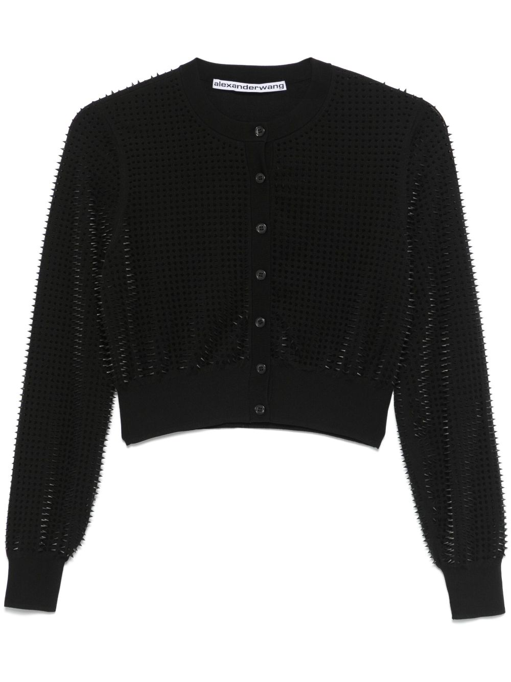 Alexander Wang spike-stud cardigan - Black von Alexander Wang