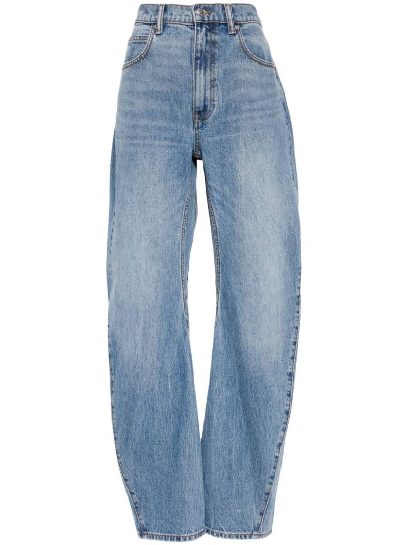 Alexander Wang twisted straight-leg jeans - Blue von Alexander Wang