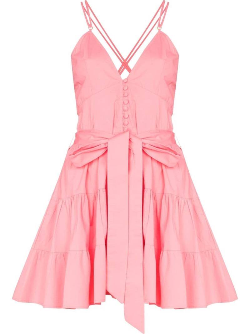 Alexandra Miro Celeste belted mini dress - Pink von Alexandra Miro