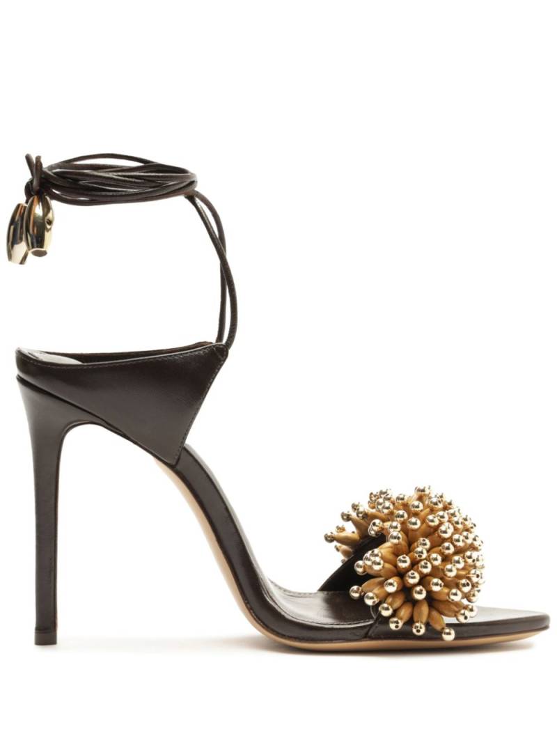 Alexandre Birman 100mm Zaya sandals - Brown von Alexandre Birman