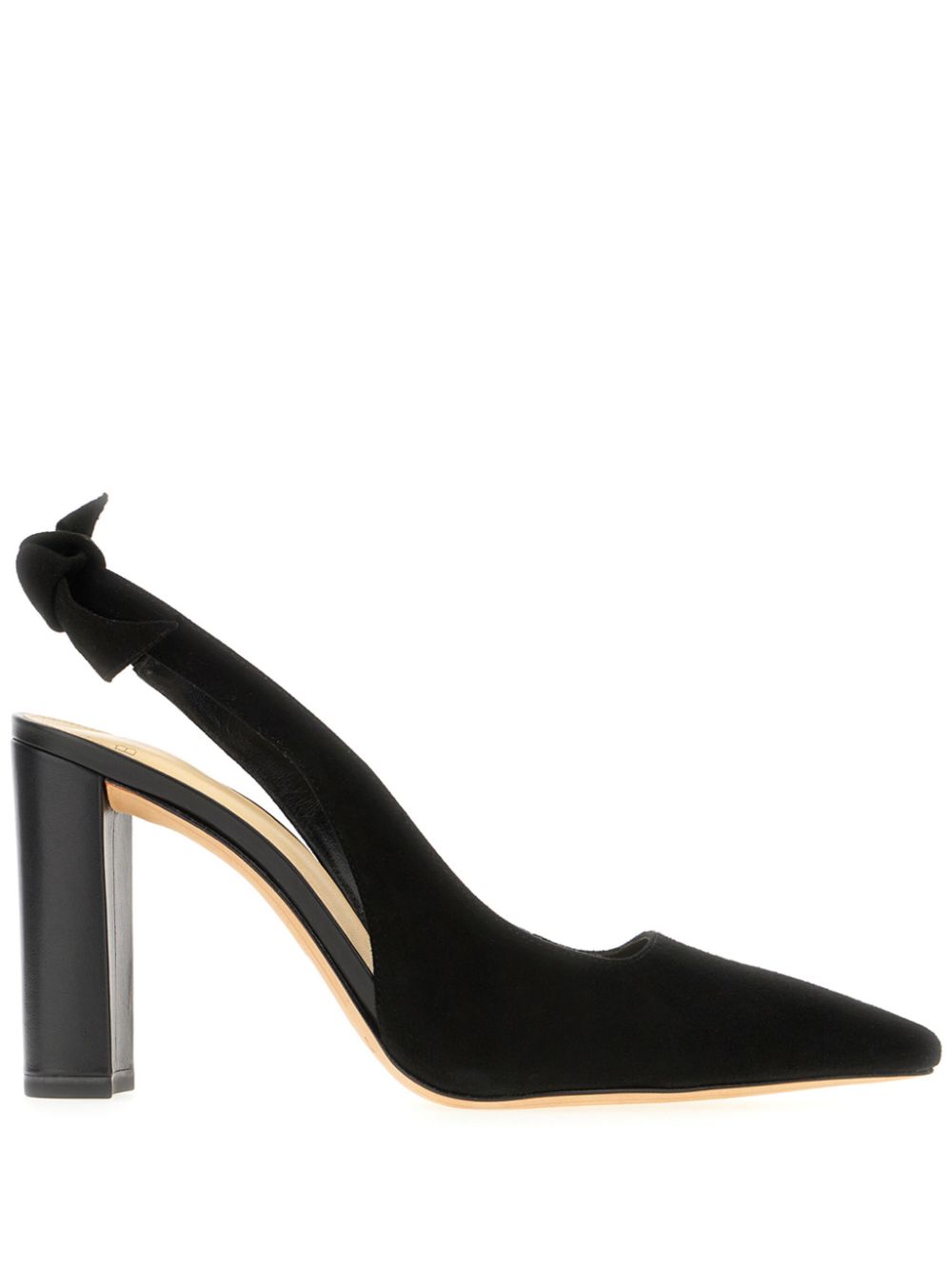 Alexandre Birman 100mm suede pumps - Black von Alexandre Birman