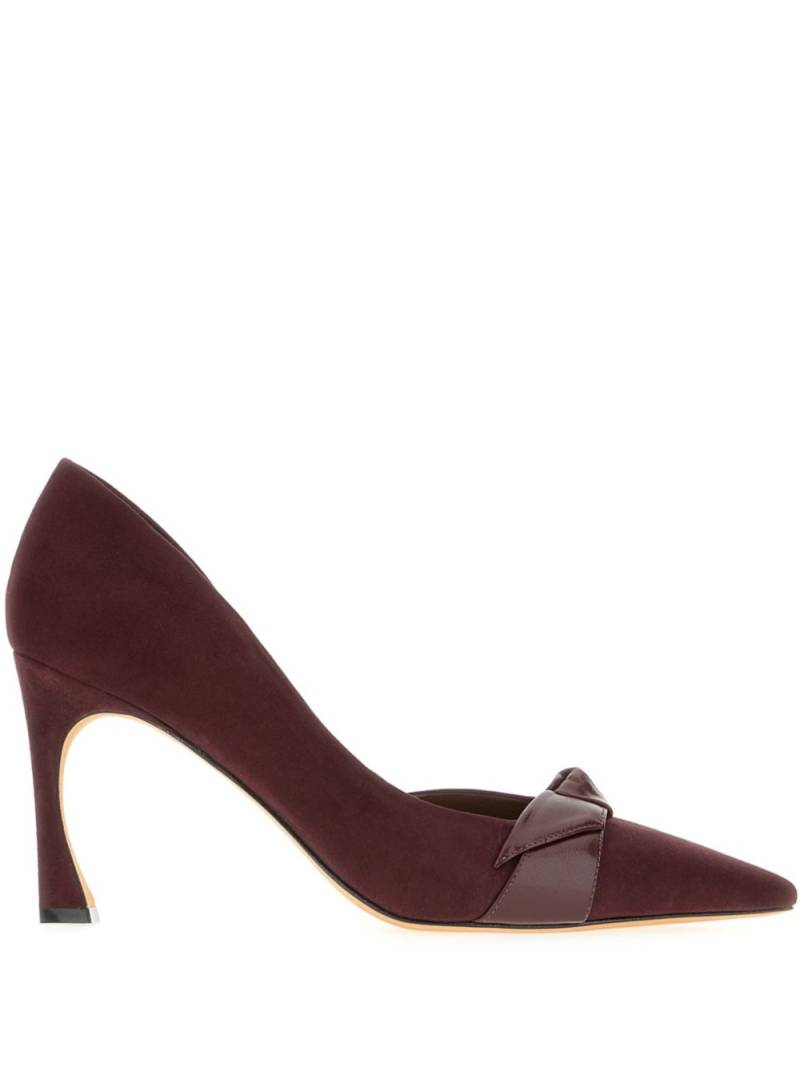 Alexandre Birman 90mm suede pumps - Red von Alexandre Birman