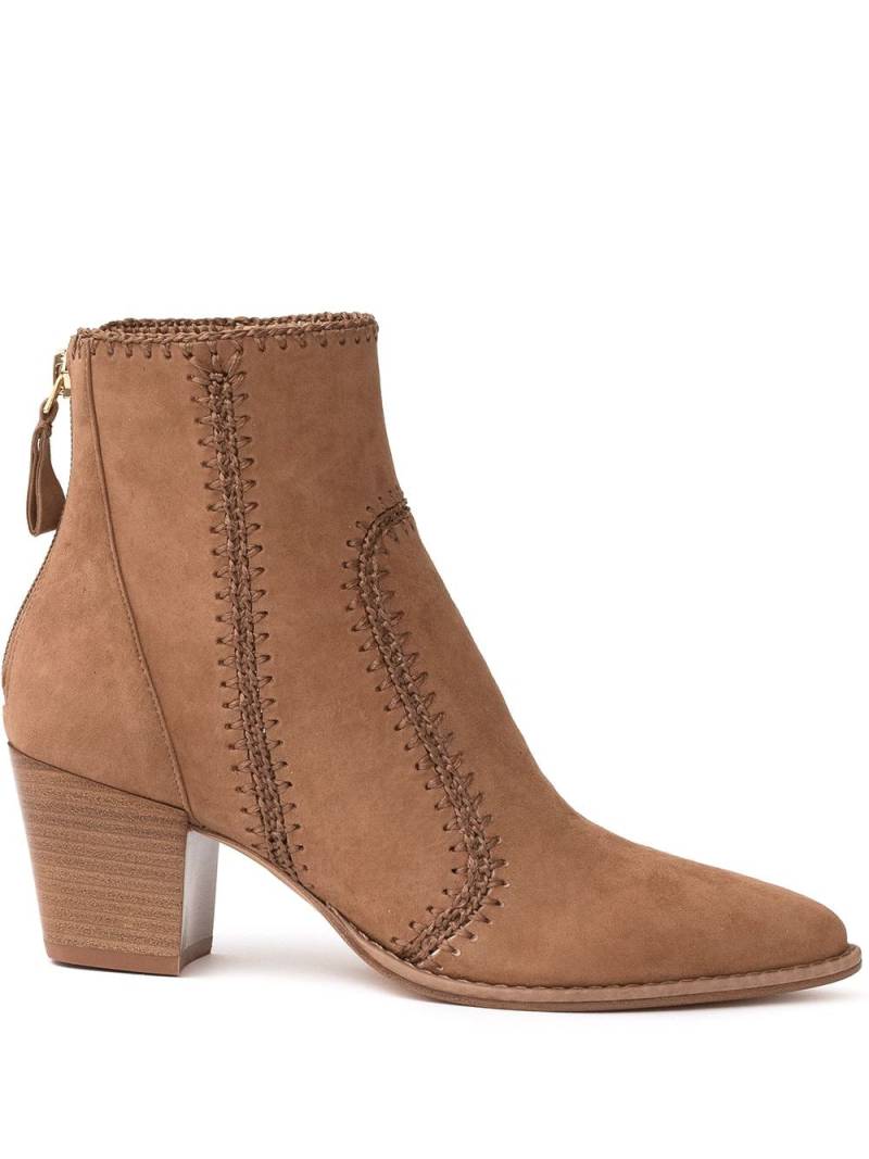 Alexandre Birman Benta 60mm suede boots - Brown von Alexandre Birman