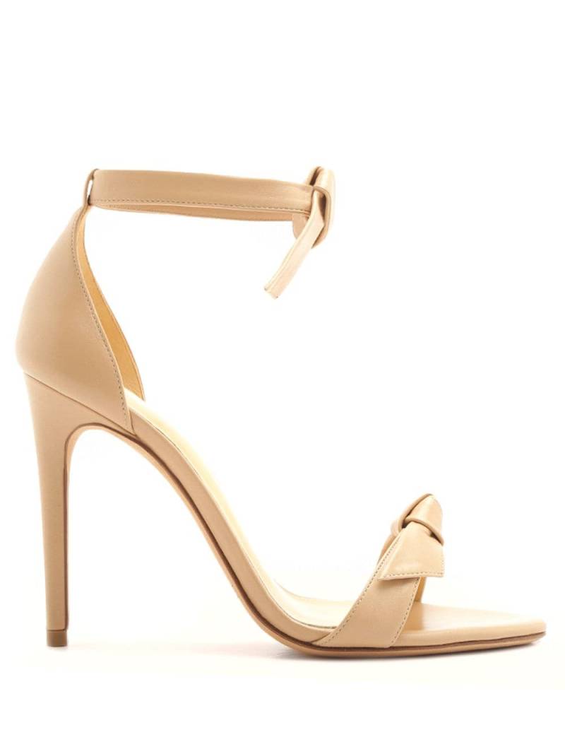 Alexandre Birman Clarita 100mm knot-detail sandals - Neutrals von Alexandre Birman