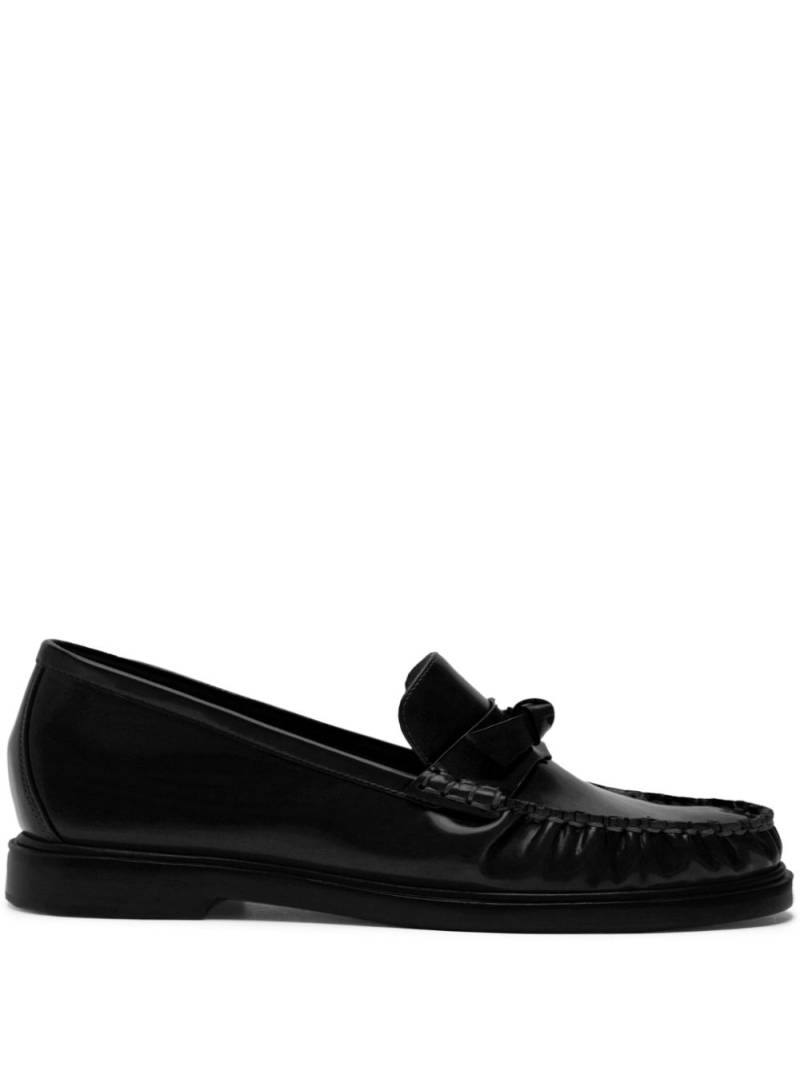 Alexandre Birman Clarita Laser leather loafers - Black von Alexandre Birman