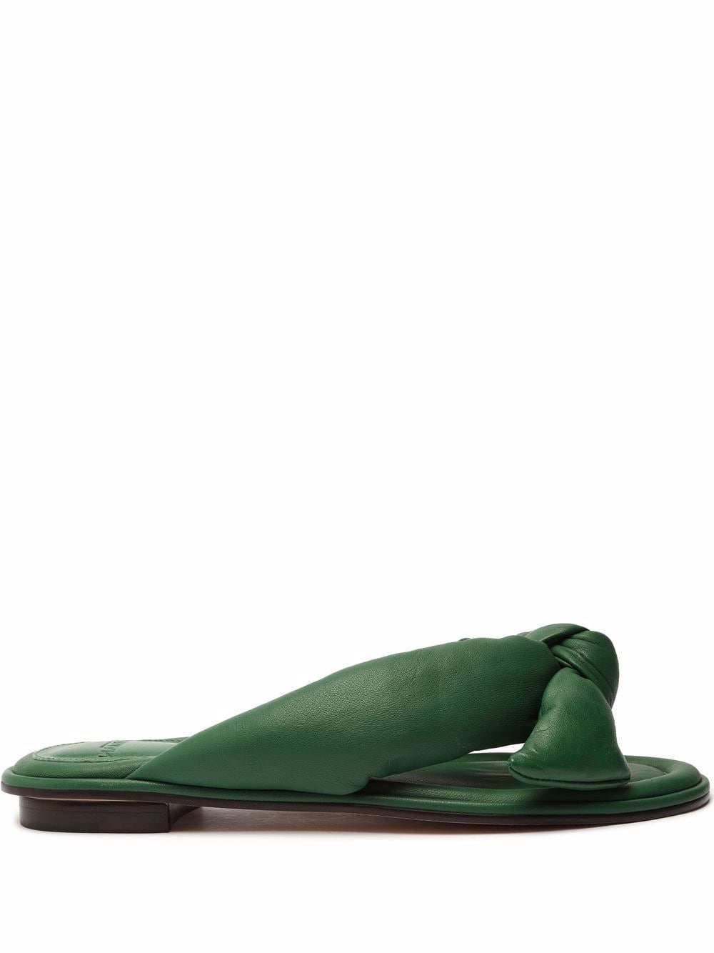Alexandre Birman Clarita soft flat sandals - Green von Alexandre Birman