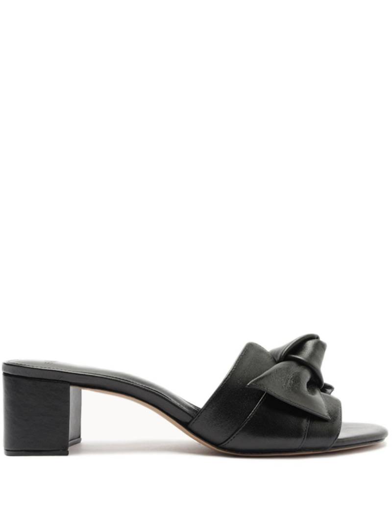 Alexandre Birman 45mm Maxi Clarita leather mules - Black von Alexandre Birman