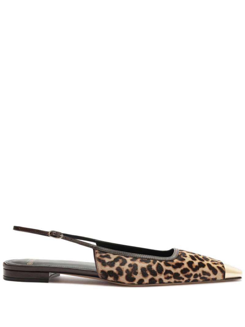 Alexandre Birman Olivia slingback flat pumps - Brown von Alexandre Birman