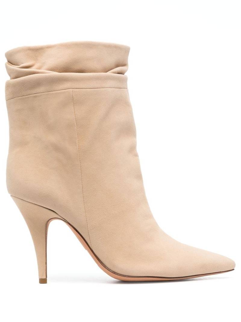 Alexandre Birman gathered leather boots - Neutrals von Alexandre Birman