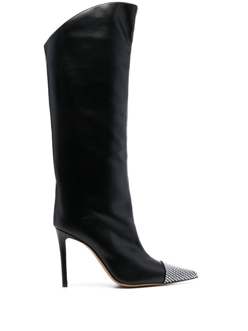 Alexandre Vauthier 115mm crystal-embellished boots - Black von Alexandre Vauthier