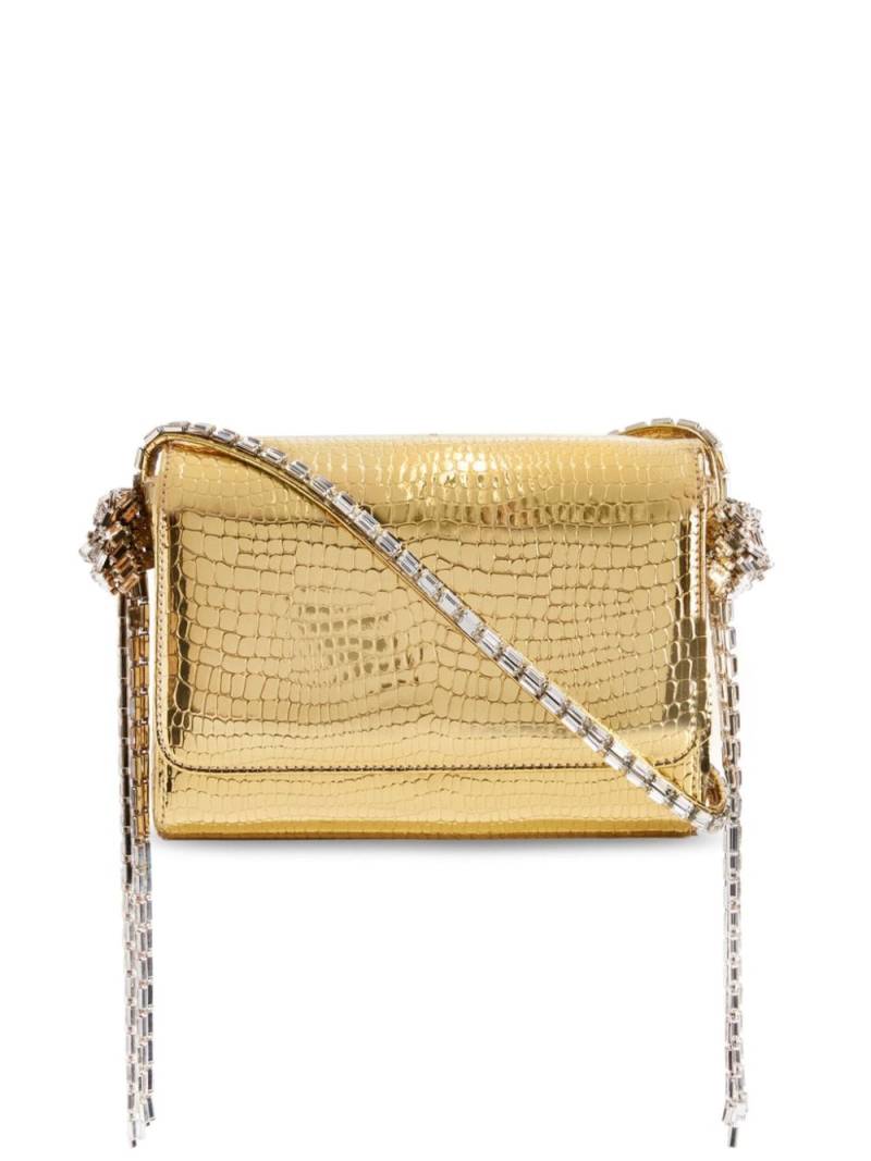 Alexandre Vauthier Geraldine crystal-embellished crossbody bag - Gold von Alexandre Vauthier