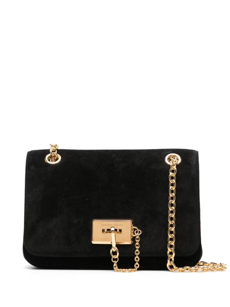 Alexandre Vauthier LE4 suede shoulder bag - Black von Alexandre Vauthier